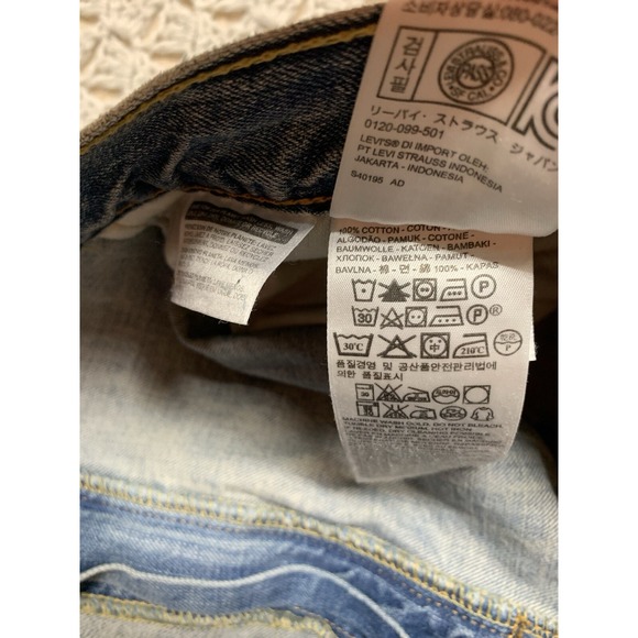 Levis 550 Jeans Mens Size 42x32  Blue‎ Denim Straight Leg - Picture 6 of 12